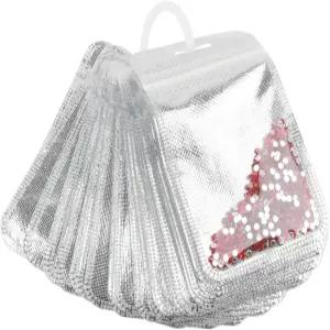 50PCS 다이아몬드 페인팅 구슬 보관 가방 u2013 DIY 아트용 재사용 가능한 지퍼락 파우치 보석 및 정리함