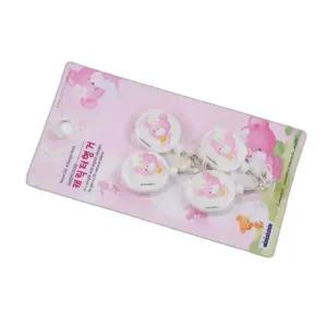 원형 캐릭터 벽걸이 후크 인테리어용 귀여운 행거