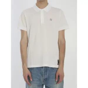 코튼 피케 사이드 슬릿 폴로 티셔츠 FY0985AUA5 F0QA0