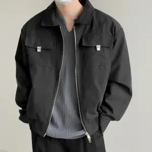 남성 오버핏 캐주얼 가슴 포켓 자켓 DMS-JUA-Q4121613