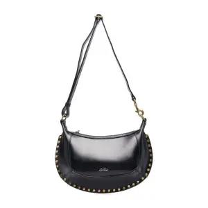 이자벨마랑 오스칸 문 스터드 디테일 골드 하드웨어 집 숄더 백 PP0003FAA1C01M