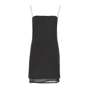 블랙 스파게티 스트랩 미니 원피스 24H243DR1741602 990