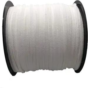 보석용 파미르 통 인조 가죽 끈 100야드 2.6mm 얇은 스웨이드 흰색 팔찌 목걸이-드림 캐처 용품-모자