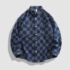 남성 체크 셔츠 트렌드 아우터 봄가을 가을 N31Z3B 슈슈2