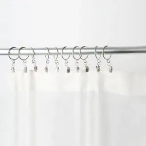 커튼링 집게형 메탈형 커튼클립 10개입
