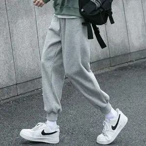 [모로엠] 다크 그레이 남성 트레이닝 조거 팬츠 DMC-PTA-QBB794