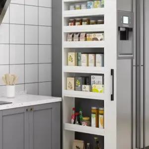 냉장고 틈새장 틈새 흰색 5 씽크대 세탁실 x 수납장 84 45 따뜻한 높음