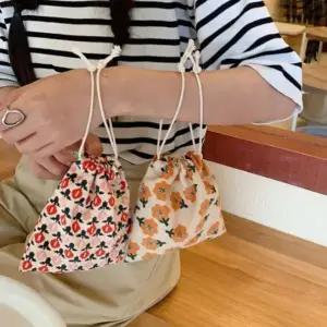 [하프클럽/]여성용 유행 패턴 다용도 복주머니 파우치