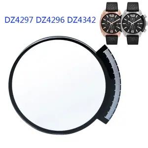호환 디젤 시계 유리 거울용 미네랄 렌즈 DZ4297 DZ4296 DZ4342 DZ4375 DZ4341 DZ4462 시계 마스크 거울 교