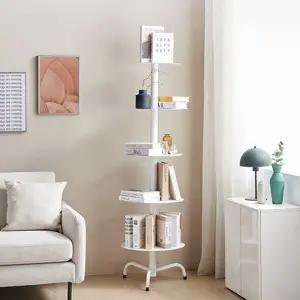 빅호스 거실 원형 선반 스틸 소파옆 인테리어 진열장 550