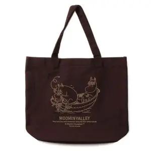 에코백 무민 숄더백 에코백 숄더가방 (초코브라운) 에코백 숄더백 보조가방 가방