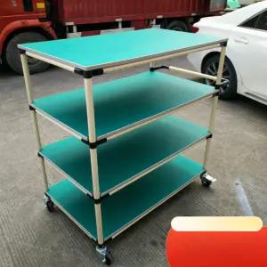 서빙카트 호텔 업소용 우드 주방 식당 서빙카 카트