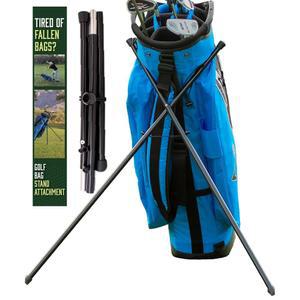 골프 가방 스탠드 부착 접이식 다리 전용 | 휴대용 부착식 남성 골퍼 액세서리를 위한 선물 카트 낙하 및 클럽 손상 방지