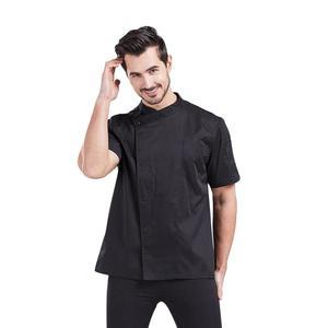 난슨 남성 셰프 코트 재킷 짧은 쉬브 레스토랑 여름 주방 음식 서비스 작업 CFM0066