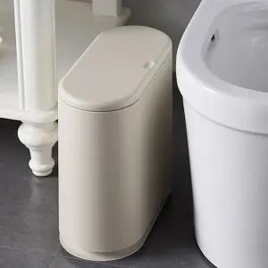 원터치 휴지통 화장실 쓰레기통 냄새차단 욕실