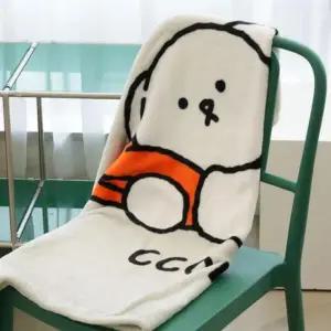 따뜻한 꼬망 등산가방40리터 귀여운 담요 등산가방 극세사 부드러운 등산백팩 자전거배낭