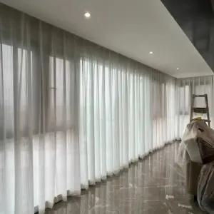 쉬폰 거실커튼 가리개 거실