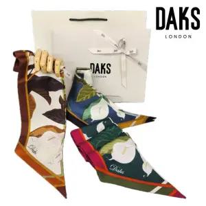 [백화점 정품] 닥스 이태리 스키니 실크 스카프 카라 FKO062O