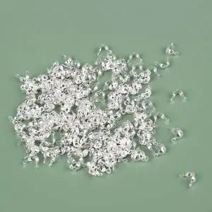 올챙이캡 실버 비즈공예부자재 200개입 키링마감 악세사리부자재 올챙이캡 실버올챙이캡 부자재