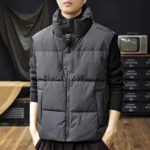 썬더볼츠 남성 남친 베스트 패딩 조끼 하이 볼륨 겨울 도톰하고 따뜻한 아우터 KKE4