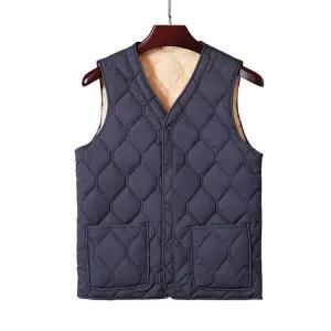 썬더볼츠 남성 남친 베스트 패딩 조끼 추동 기모 도톰 KKE4