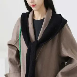 여성 겨울 니트후드 머플러 후드워머 니트 바라클라바 니트숄 후드숄 니트후드 레이어드후드 후드머플러