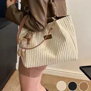 에코백 여성 출근숄더백 쇼퍼백 부드러운 코듀로이가방 겨울가방 가을가방 숄더백 20대가방 30대가방