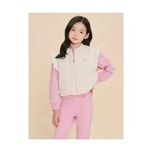 매장정품 빈폴 BEANPOLE 키즈 여아 러블리 패딩 베스트 아이보리 (BI4836G010) BI4836G010 227326