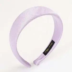새틴 베이직 머리띠 퍼플 단발 여자 스타일링 장식