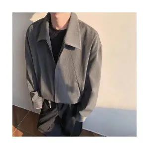 남성 데일리 정장자켓 재킷 쇼트 정장 코트 가을 겨울 루즈핏 터틀넥 다올4