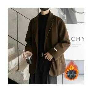 남성 데일리 정장자켓 가을 겨울 모직 코트에 패딩 도톰 코트 숏 재킷 정장 트렌치 다올4