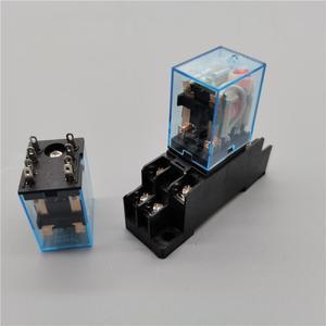 MY2P HH52P MY2NJ 릴레이 코일 일반 DPDT 마이크로 미니 소형 전마그네틱 스위치 소켓베이스 LED AC 110V 2