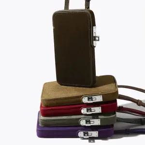 여성 러블리 가방 크로스백 고광택 스크럽 소가죽 핸드폰 리얼 가죽 추동 다올4