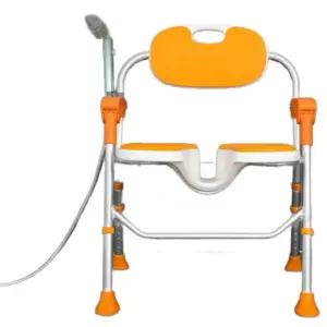 어르신목욕의자 노인 환자용 접이식 샤워 체어 욕실 방수