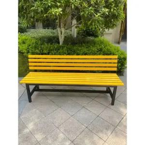 벤치 락커룸 탈의실 황목 휴게실 스툴 공원 1.2m 넓은 등받이 내추럴우드색