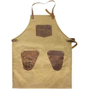 실 조끼형앞치마 방한앞치마 레트로 기술자스트랩