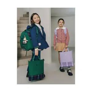 매장정품 빈폴 BEANPOLE 키즈 체크 자전거 책가방 그린 (BI31D4U04M) BI31D4U04M 227348