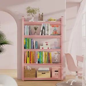 핑크 704011 인테리어 팬트리 소품 모던 4단 장식장 선반