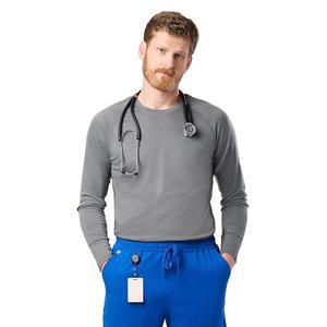 남성용 필즈 대니 롱 슬리브 언더스크럽 탑 - 부드럽고 신축성 있으며 매끄러운 패브릭 스크럽으로 레이어드 및 편안함, 슬림