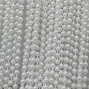 오클렌 60팩 여성용 인조 롱 진주 목걸이, 목걸이 벌크, 1920년대 화이트 구슬 스트랜드 코스튬 파티 주얼리 결혼식 신부 샤워 티 생일 장식