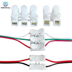 20/50/100Pcs 2P 3P CH 2 CH 3 스프링 와이어 퀵 커넥터 G7 전기 압착 단자 블록 스플 라이스 케이블 클램프 맞춤 Led 스트립