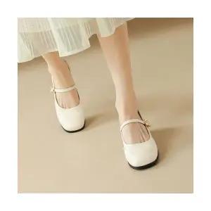 여자 스트랩 샌들 슈즈 그렇다면 프렌치 일자 메리제인 펌프스 스틸레토 BE5