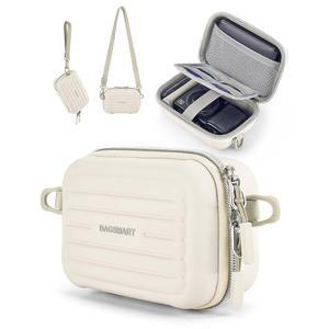 백스마트 디지털 카메라 케이스, 방수 및 보호 소형 가방, 2개의 휴대용 통로, 캐논 파워샷용 경량 슬링백 ELPH 180/190 / 소니 DSCW800/DSCW830 - 베이지