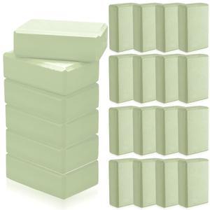 강도 유연성 균형을 개선하기 위한 Outus 20pcs 요가 블록 벌크 인치 고밀도 벽돌 스포츠용 소프트 슬립 체조