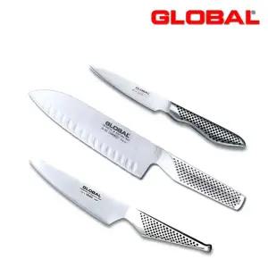 글로벌나이프 G-80338 주방칼 3종 세트 (식도+중도+과도)