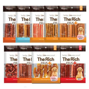 더리치 플러스 대용량 육포간식 300g 10종