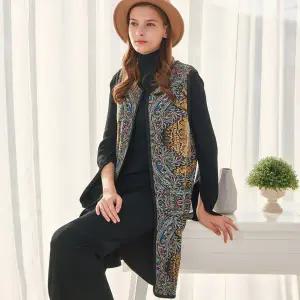 라페어 드라마틱파이톤 블루 롱 베스트 LWVDJ830-BU