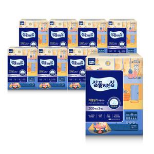 잘풀리는집 리얼실키 천연펄프 미용티슈 200매 3입 X 8팩(24입)