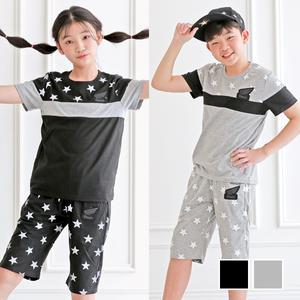 주니어클라쓰 조이배색반팔상하복 주니어의류 남아 여아 초등학생옷 청바지 면바지 상하복 티셔츠