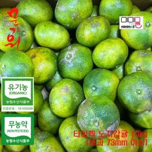 문가원 제주 유기농 노지 타이벡 감귤 10kg - 못난이(73mm 이상 감귤)